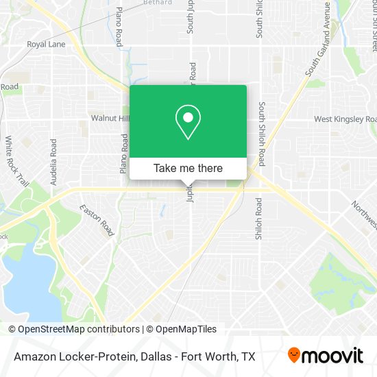 Mapa de Amazon Locker-Protein