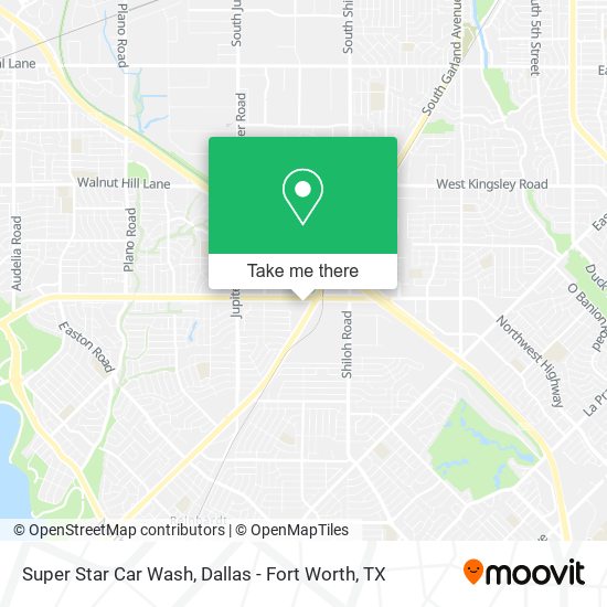 Mapa de Super Star Car Wash