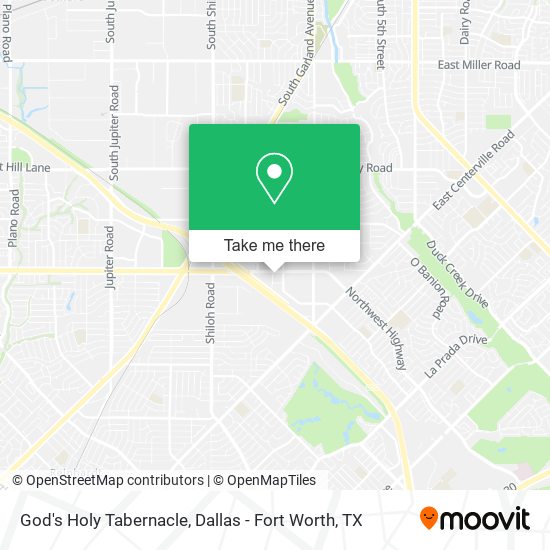 God's Holy Tabernacle map