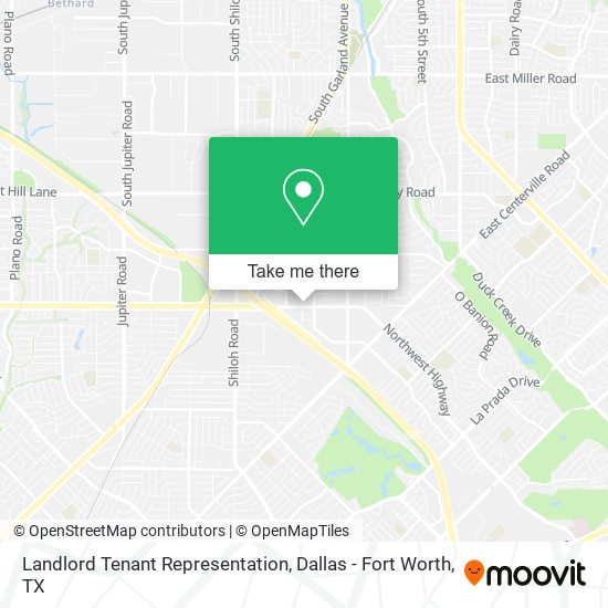 Mapa de Landlord Tenant Representation