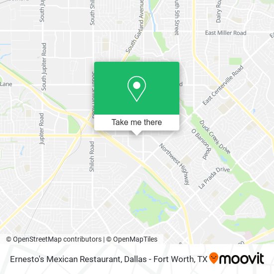 Ernesto's Mexican Restaurant map