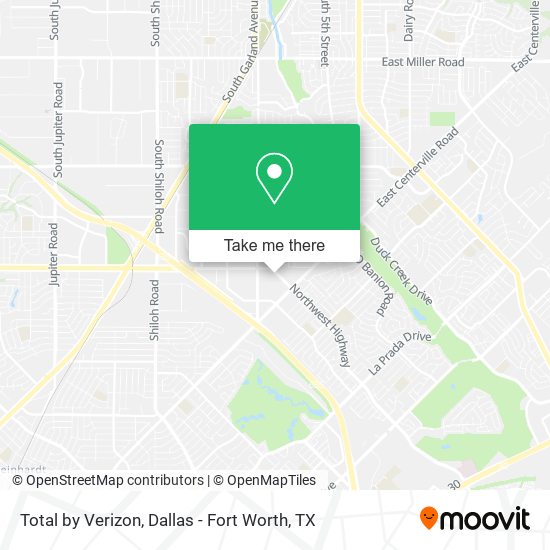 Total by Verizon map