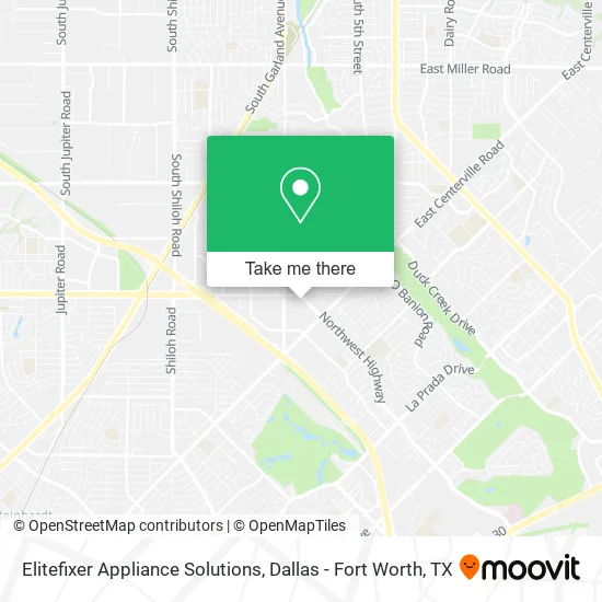 Elitefixer Appliance Solutions map