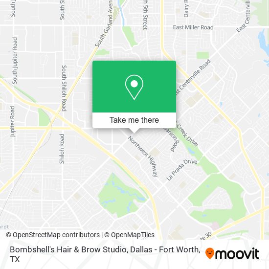 Bombshell's Hair & Brow Studio map