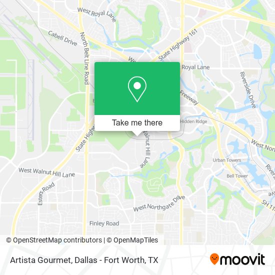 Artista Gourmet map
