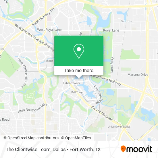 The Clientwise Team map