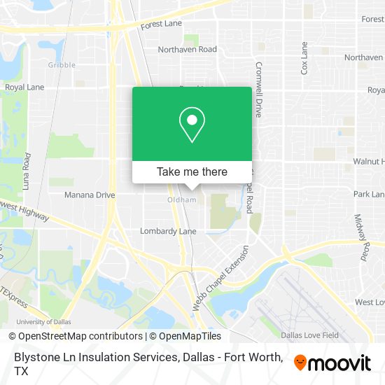 Mapa de Blystone Ln Insulation Services