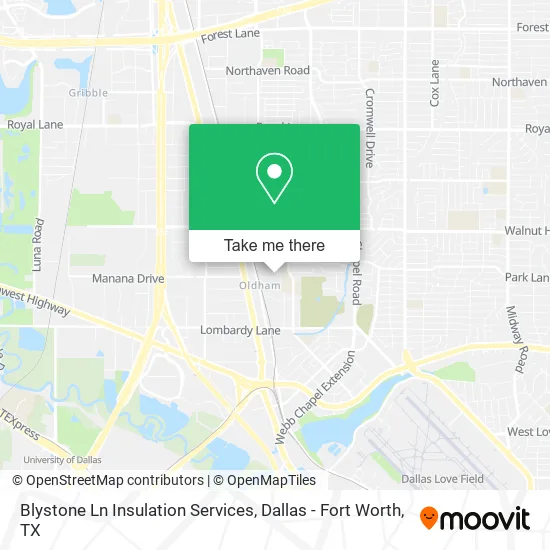 Blystone Ln Insulation Services map