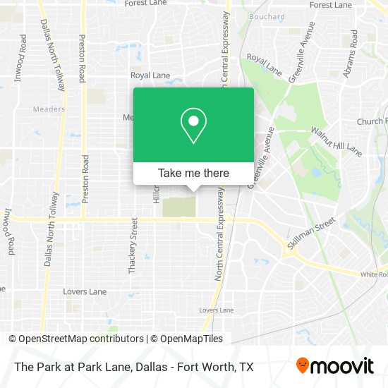 Mapa de The Park at Park Lane