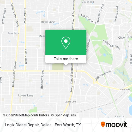 Logix Diesel Repair map