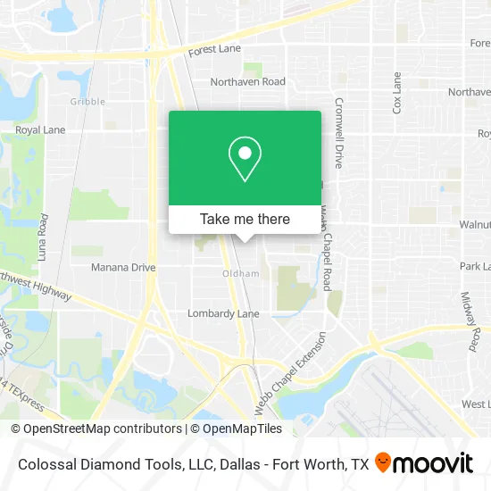 Mapa de Colossal Diamond Tools, LLC