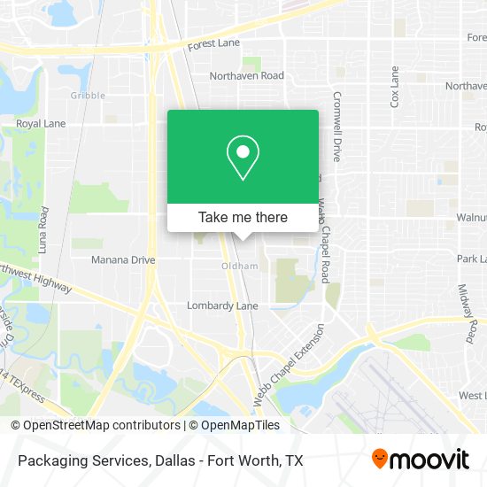 Mapa de Packaging Services