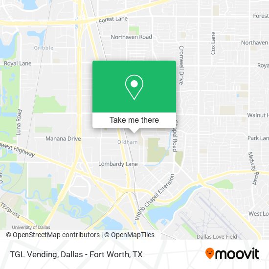Mapa de TGL Vending