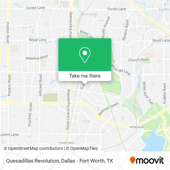 Quesadillas Revolution map