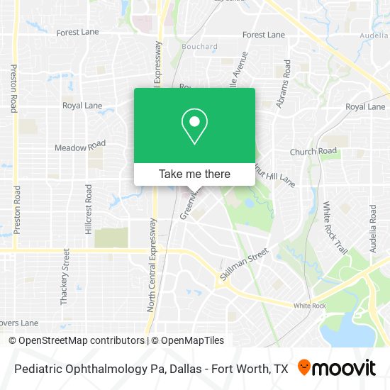 Pediatric Ophthalmology Pa map