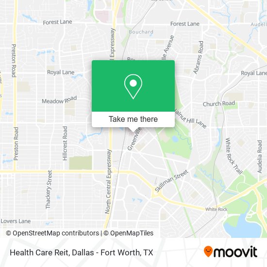 Health Care Reit map