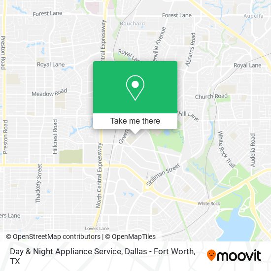 Day & Night Appliance Service map