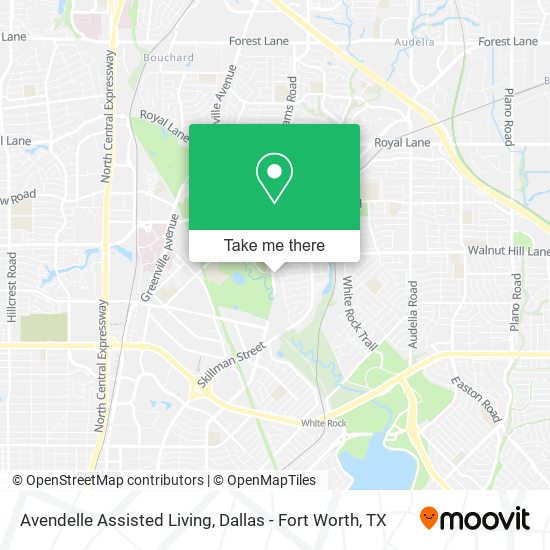 Avendelle Assisted Living map
