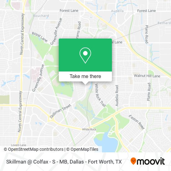Skillman @ Colfax - S - MB map