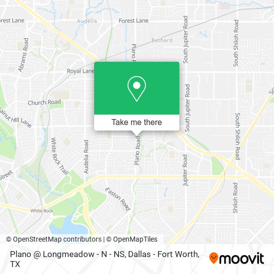 Plano @ Longmeadow - N - NS map