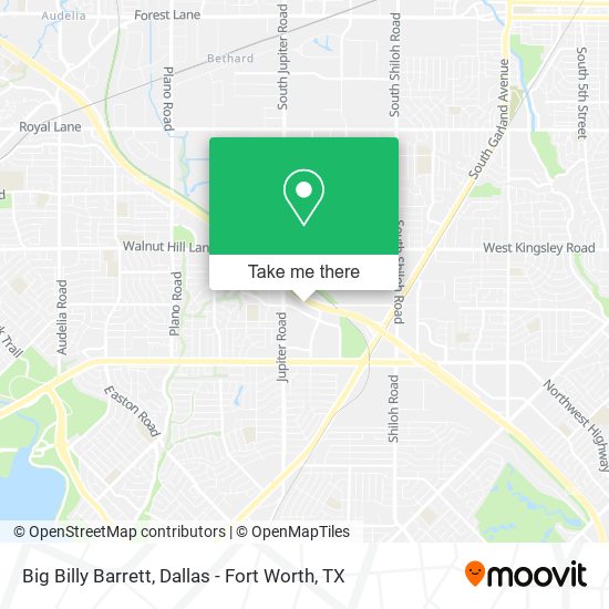 Mapa de Big Billy Barrett