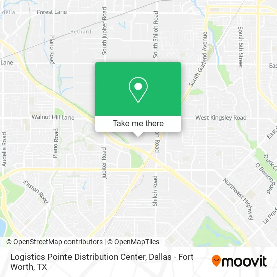 Logistics Pointe Distribution Center map