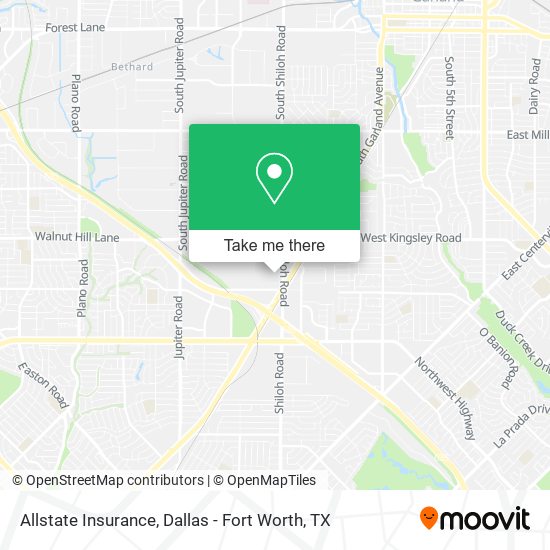 Mapa de Allstate Insurance