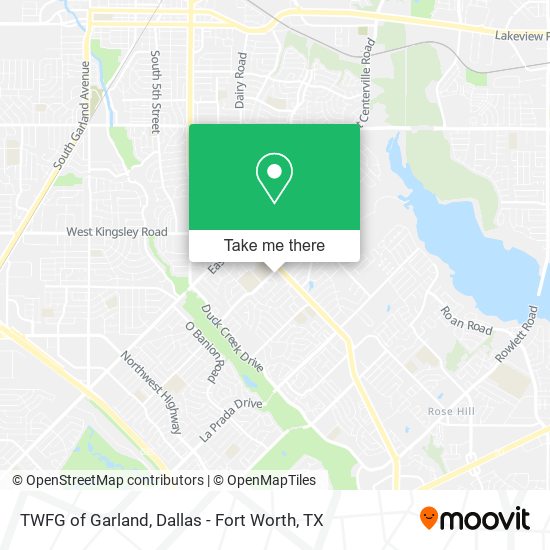 Mapa de TWFG of Garland