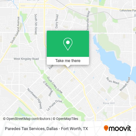 Mapa de Paredes Tax Services