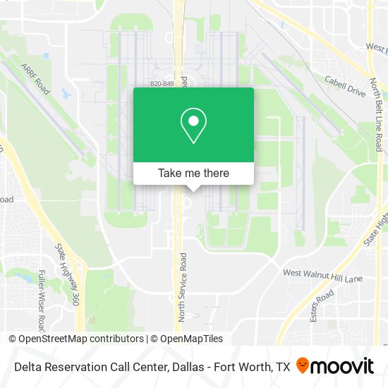 Delta Reservation Call Center map