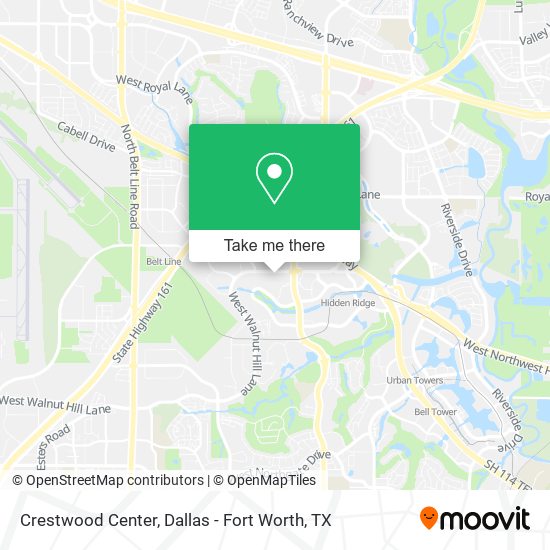 Crestwood Center map