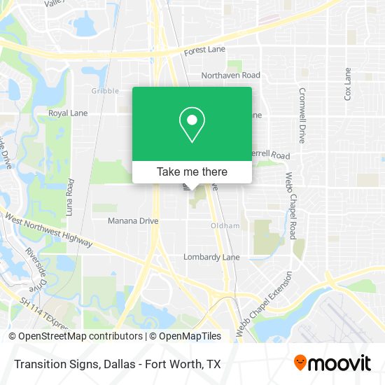 Transition Signs map