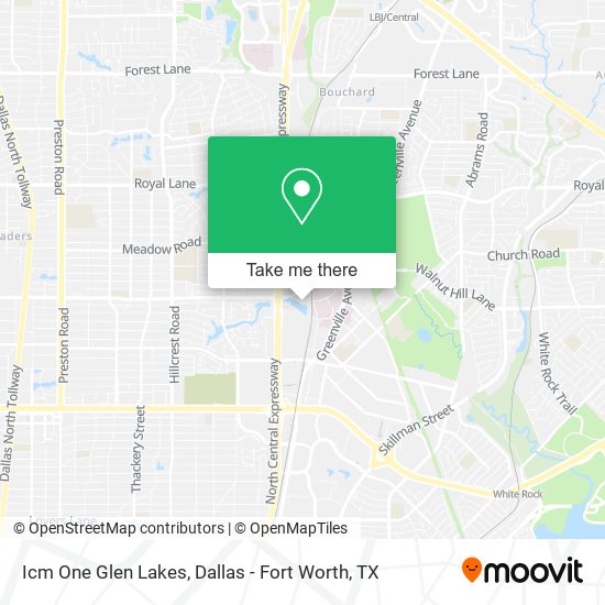 Icm One Glen Lakes map