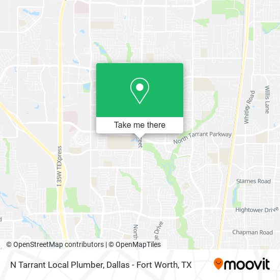 Mapa de N Tarrant Local Plumber
