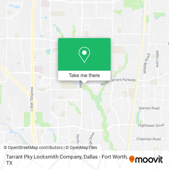 Tarrant Pky Locksmith Company map