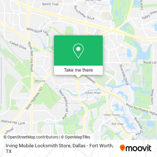 Irving Mobile Locksmith Store map