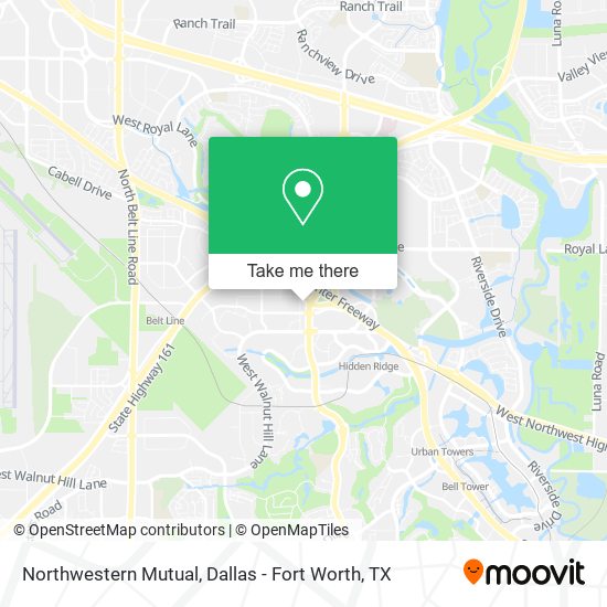 Northwestern Mutual map