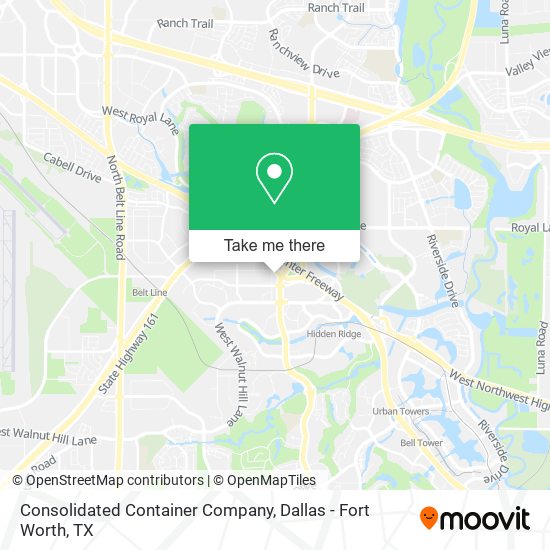 Mapa de Consolidated Container Company