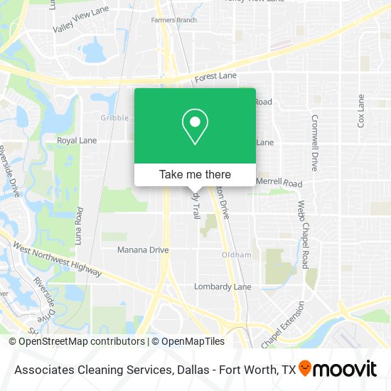 Mapa de Associates Cleaning Services