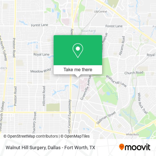 Mapa de Walnut Hill Surgery