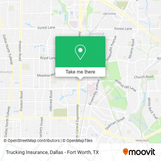 Mapa de Trucking Insurance