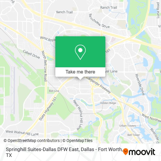 Springhill Suites-Dallas DFW East map