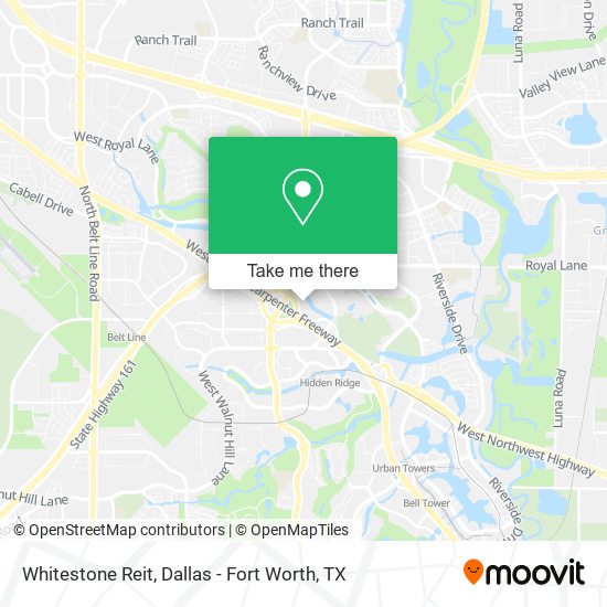 Whitestone Reit map