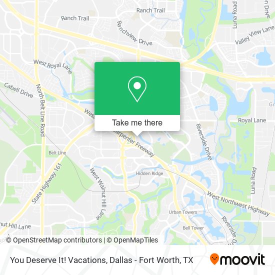 Mapa de You Deserve It! Vacations
