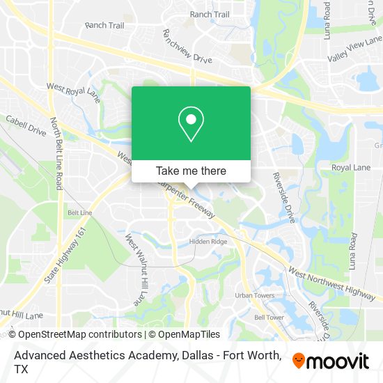 Advanced Aesthetics Academy map
