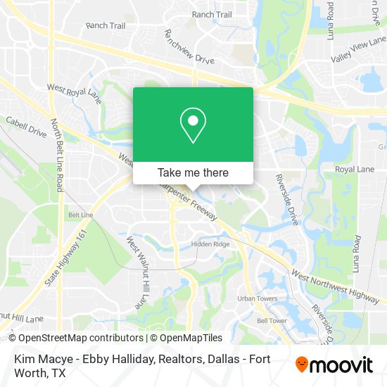 Kim Macye - Ebby Halliday, Realtors map