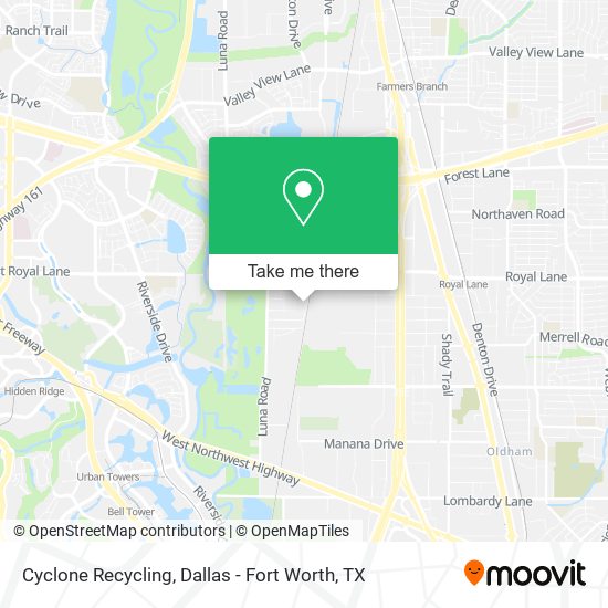 Cyclone Recycling map