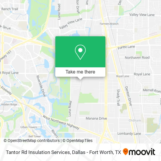 Tantor Rd Insulation Services map