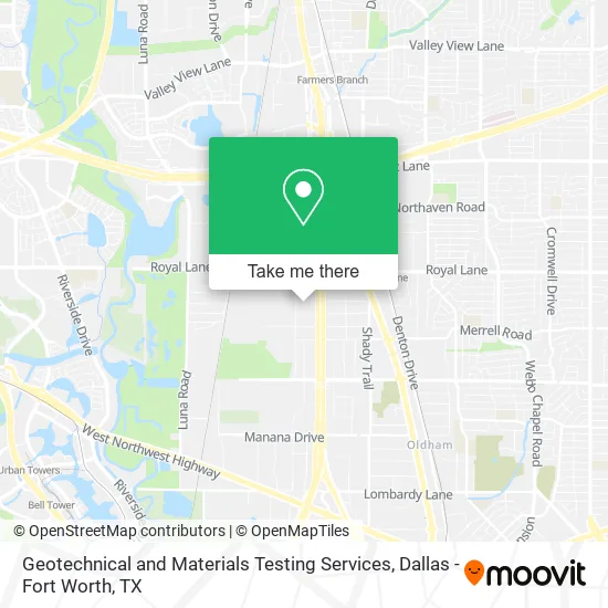 Geotechnical and Materials Testing Services map