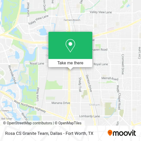 Rosa CS Granite Team map